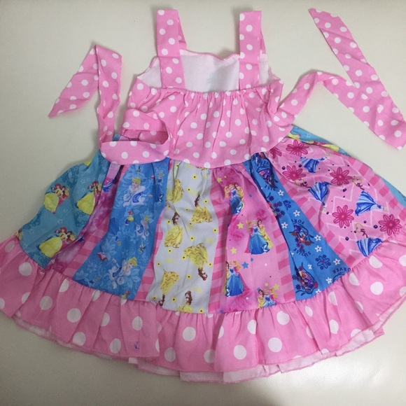 Princess Belle Cute Pink Twirl Dress - Picture 7 of 7